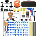 VEXTRO Paintless Dent Repair Kit, Dent Puller kit,Dent Removal Tools with Metal Dent Lifter, Bridge Puller, Slide Hammer T-Bar, PDR Kit for Car Dent Repair, Auto Body Dent Puller, Hail Damage Removal