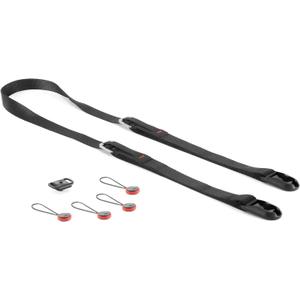 Peak Design Leash Camera Strap - Configurable as a Sling, Neck, Shoulder Strap or Safety Tether, Adjustable, Compact