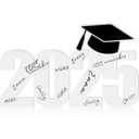 Vercraft 2025 Graduation Signature Board Signs Wood Graduation Guest Book 2025 Congrats Grad Sign Book Party Supplies Decorations for Congrats Grad Gift(White,Style 2)