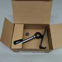 LISEN Cell Phone Stand Phone Holder for Desk Office Decor, Office Desk Accessories Gifts Women PC Gaming Essentials iPhone Stand Gadgets Men Fit OtterBox Case Switch iPad Air Tablet 4-10 in (BLACK)