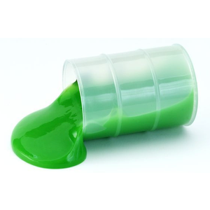 Green Clear Slime Crystal Putty Soft Jelly Clay Non-Sticky Slime Premade for Girls Boys, Crunchy Bubble Slime DIY Cotton Mud Stretchy Kids Toys Art Craft Birthday (Green)