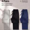 3 Pack Women's Pajama Pants Soft Lounge PJ Bottoms Comfy Sleepwear Pijamas (XXL)