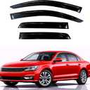 KPY Rain Guards Fit for 2011-2018 Volkswagen Passat, Out-Channel Window Visors Vent Wind Deflectors 4PC, Car Accessories for 11-18 VW Passat