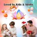 2 x Water Drop Shape Squishy Stress Relief Ball with Base, Heart Shape Malt Sugar squishes Fidget ToysSqueeze Sensory Toy for Kids Autism, Novelty Dream Slow Rise Squishies Balls for ADHD