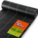LAVEVE 5FT x 300FT Weed Barrier Landscape Fabric, 3.2oz Premium Heavy Duty Garden Cloth, Ground Cover for Gardening, Farming