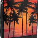 Shoe Bags for Travel,Travel Shoe Bags for Packing,Shoe Travel Bag,Tropical Plam Tree Sunset