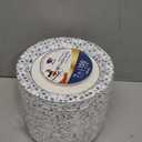 JOLLY CHEF 7 inch Disposable Paper Plates 150 Count, Soak Proof, Cut Proof, Heavy Duty Paper Plates for Everyday Use