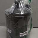 Gallon Big Water Bottle with Handle, 128oz Leakproof BPA Free Fitness Sports Water Bottle with Motivational Time Marker & Wide Mouth Ensure You Drink More Water (BLACK)