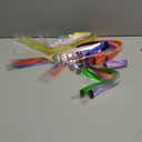 24PC Colored Clip in Hair Extension Age 4 5 6 7 8-10-12 Year Old, Easter Basket Stuffers Gifts for Girls 20Inch Colorful Hair Accessories Rainbow Hairpieces Birthday for Girls Valentine Gift Girl Toy