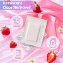 2 x Strawberry Scented Sachets Long-Lasting Odor Remover and Freshener for Shoes, Closets, Drawers, and Storage Spaces Pack of 10
