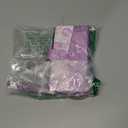 UEEBAI Wallet Case for Samsung Galaxy S25 FE 5G, PU Leather Wallet Magnetic Closure Handbag Zipper Pocket Cover Kickstand Card Slots with Hand Strap Rose Flip Case for Women - Bling Purple