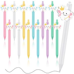 12 Pcs Tooth Fairy Wand Pen Dental Hygienist Gifts Funny Dental Cute Retractable Novelty Tooth Gel Pen for Office Home Birthday