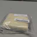 uxcell Small Short Paragraph Zipper Coin Wallets with Card Holder for Lady Small White