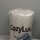 CozyLux King Size Comforter Set - Beige Comforter King Size, 3 Pieces Box Stitched Bed Set for All Seasons, Soft Lightweight Bedding Sets with 1 Down Alternative Comforter and 2 Pillow Shams