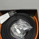 3FT-200FT Heat Tape for Water Pipes, -40F Deicing Pipe Heat Cable,Electric Heating Cable Pipe,Frezze Protection for Heat Trace Cable for Metal, Plastic Home Pipes,Gutter,120V 5W/ft100FT