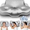 Dayme Orthopedic Memory Foam Pillows Cooling Neck Pillow that Actually Cools,Cervical Support Pillow for Neck Pain Relief,Cervical Pillow for All Sleep Positions,Ergonomic Pillow,Cooling Pillow,Gray