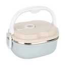 Hbrjtds 900ml Insulated Lunch Box for Hot & Cold Food - Portable Stackable 304 Stainless Steel Adult Bento Container - Ideal for Office, Outdoor, Travel