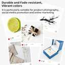 Meking 27.56x55.12 inch PVC Backdrop, Matte & Reflective White Background for Photography Reusable Double Sided Vinyl Backdrops for Product Photography,Portrait Shoots and Photo Video Studio, 27.56x55.12ch White