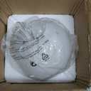 KoKo&Yukina 6 Inch Milk White Glass Globes Shade Frosted Replacement Glass Shades - 2.67" Fitter Opening - Lighting Fixture Replacement (1 Pack)