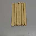 6 Pack Beeswax Taper Candles, 8 Inch Natural Beeswax Candles Unscented and Smokeless, 8 Hours Long Burning Yellow Candle Sticks for Dinner, Wedding, Party, and Home Decor