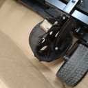 Collapsible Wagon Cart, 300L Folding Wagon with Tailgate & Brakes