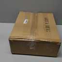 GarveeHome Large Dining Room Rugs 5X7 Bordered Accent Rugs with Non-Slip Backing, Stain-Resistant Vintage Floor Carpet, Washable Low Pile Indoor Mat for Living Room, Office, Beige