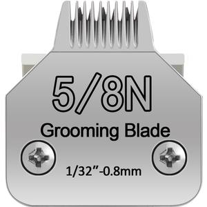 5.8N 0.8mm 1/32 inch Clipper Blades Pet Grooming Clipper Replacement Blades Detachable Blade Compatible with andis/wahl/Oster Dog Clippers