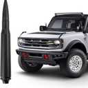 TECTICO 5.7 Inches Bullet Style Antenna for Bronco, Short Antenna Accessories for Bronco 2021 2022 2023 2024 2025 & Dodge Ram,Car FM AM Radio Reception, Not for Bronco Sport