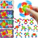 DG-Direct 28 Packs Valentine's Day Cards with fidget spinner Toys, Kids Valentine Party Favor, Valentine's Day School Classroom Prizes, Valentine Exchange Gift