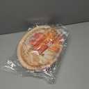 50 PCS Thanksgiving Paper Plates Large 9" X 11" Woodgrain Pumpkins Oval Plates Maple Leaf Napkins Disposable Autumn Dinnerware for Harvest Thanksgiving Party Decorations