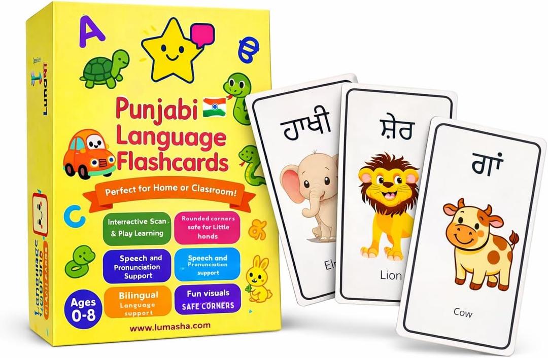 Punjabi Language Flashcards for Kids | Fun Way to Learn Punjabi Alphabet & Words