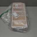 Seasoning Packet Organizer, Spice Packet Storage Organizer with 5 Compartments, Wooden Food Packet Organizer, Caddy Storage for Kitchen Pantry Cabinet, Modern Kitchen Organization Bins (White)