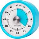 Searon Kitchen Timers for Cooking, Magnetic Visual Timer for Kids Teachers Classroom School ADHD Autism Oven or Adult with Special Needs (Blue)