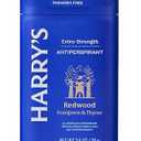 2 Pack Harry's Extra-Strength Antiperspirant Deodorant, Sweat & Odor Control Antiperspirant for Men, 2.5 oz (1 Redwood, 1 Stone) 