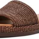 Steve Madden Women's Boardwalk,  7.5, Brown Raffia