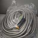 Garden Hose 175ft, Stainless Steel Heavy Duty Water Hose with 10 Function Nozzle Flexible, Lightweight, No-Kink, Pet Proof, Puncture Proof Metal Hose for Yard, Outdoor