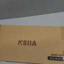 KSIIA Washable Dog Bed Deluxe Plush Dog Crate Beds Comfy Kennel Pad Anti-Slip Pet Sleeping Mat for Large, Jumbo, Medium, Small Dogs Breeds, 35" x 23", Gray (Grey)