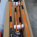 4PK Support Pole, Steel Telescopic Adjustable 3rd Hand Support System, Support Rod, Supports up to 154 lbs Construction Rods for Cabinet Jacks Cargo Bars Drywalls Extends from 49 Inch to 114 Inch