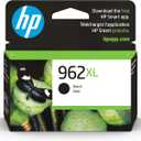 HP 962XL Black High-Yield Ink Cartridge | Works with OfficeJet 9010, Pro 9010, 9020 | Eligible for Instant Ink | 3JA03AN