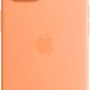 Apple iPhone 15 Silicone Case with MagSafe - Orange Sorbet