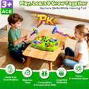 Whack Mole Game for Kids, Idea Gift for 3-12 Year Old Boys and Girls, Interactive Pounding Toy with 2 Hammers, Lights & Sounds, 3 Game Modes Educational Toy for 3 4 5 6+ Year Old Boys- Green