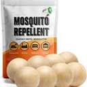 SCFKAOF Mosquito Repellent Outdoor Patio, Mosquito Deterrent for Yard, Indoor Mosquito Repellent Balls, Mosquito Repeller for Patio, Keep Mosquito Away, Covers 120 Sq. Ft, 60 Days Protection-8 Packs