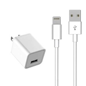 iPhone Charger [MFi Certified] - Travel & Home Wall Charger with 5ft Cable, Compatible with iPhone 14, 13, 12, 11, SE, X, 8, 7, 6, 5, iPad Mini, iPod Touch & iPods