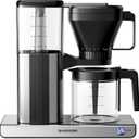 SHARDOR 8-Cup Drip Coffee Maker with Reusable Filter and Glass Coffee PotBlack and Sliver