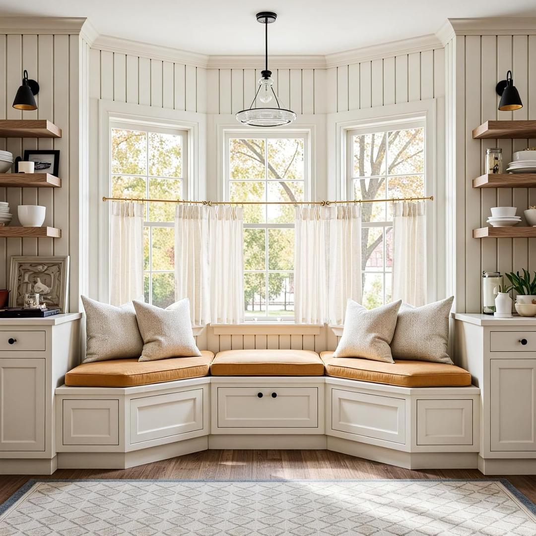 jinchan Linen Pinch Pleated Kitchen Curtains 36 Inch 4 Panels, Natural Linen Tier Curtains Back Tab Farmhouse Cafe, Light Filtering Small Window Drapes for Bathroom Laundry Room Beige