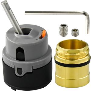 RP50587 Cartridge Compatible with Delta DST Single-Handle Kitchen and Lavatory Faucets (36mm) -Includes RP51503 Bonnet Nut and Allen Wrench