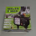 Sprinkler Timer for Outdoor Garden Hose, 2 Outlet 8 Programmable Water Timer with Rain Delay & Manual/Automatic Modes, Weatherproof Irrigation System for Yard Lawn, Large LCD Display
