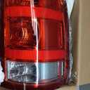 Nilight Taillight Assembly Compatible with 2007 2008 2009 2010 2011 2012 2013 GMC Sierra 1500 2500HD 3500HD Rear Lamp Replacement OE Style Driver and Passenger Side