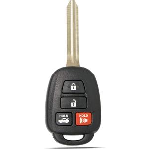 Key Fob Keyless Entry Fits for Toyota Corolla Camry Tacoma 2014 2015 2016 2017 2018 2019 Remote Control Head Key Replacement HYQ12BDM, HYQ12BEL 89070-02880 with H Chip