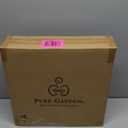 Lattice Design Outdoor Planter Box - 14.75” Square 13” Tall White Plant Pot - Decorative Plant Pots for Front Porch Decor - Flower Pots Outdoor Planters for Porch Patio or Garden Decor by Pure Garden